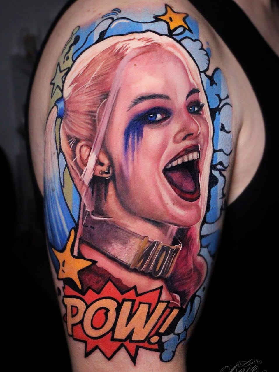 #DavePaulo #gringo #realismo #realism #colorido #colorful #portrait #retrato #colagem #collage #harleyquinn #arlequina #MargotRobbie #woman #mulher #nerd #geek #movie #filme #dc #comics #estrela #star