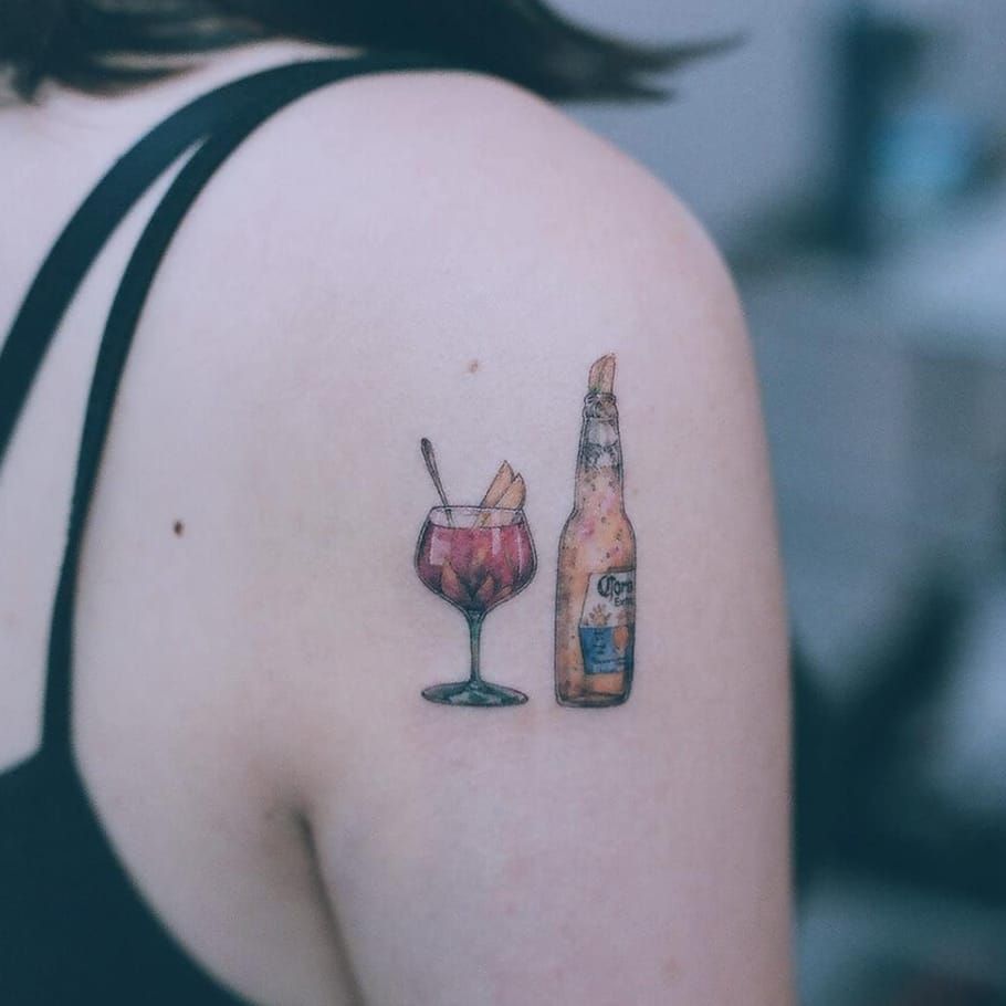 Can You Drink After Getting a Tattoo  TattooProfy