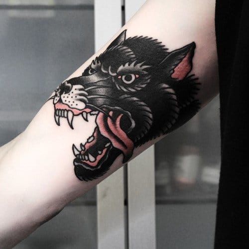Top 43 Traditional Wolf Tattoo Ideas  2021 Inspiration Guide