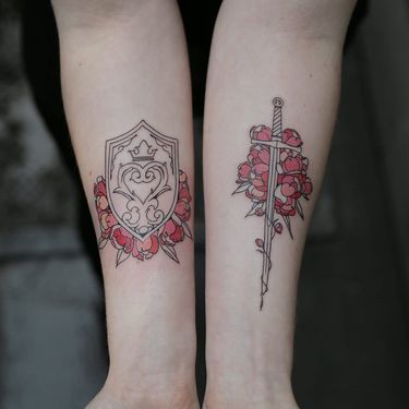 vince red baron tattoos