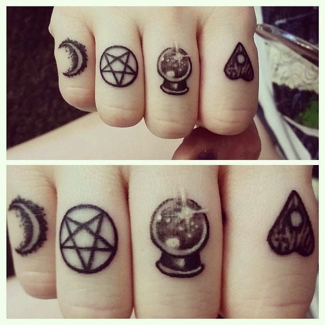 Pentagram tattoo