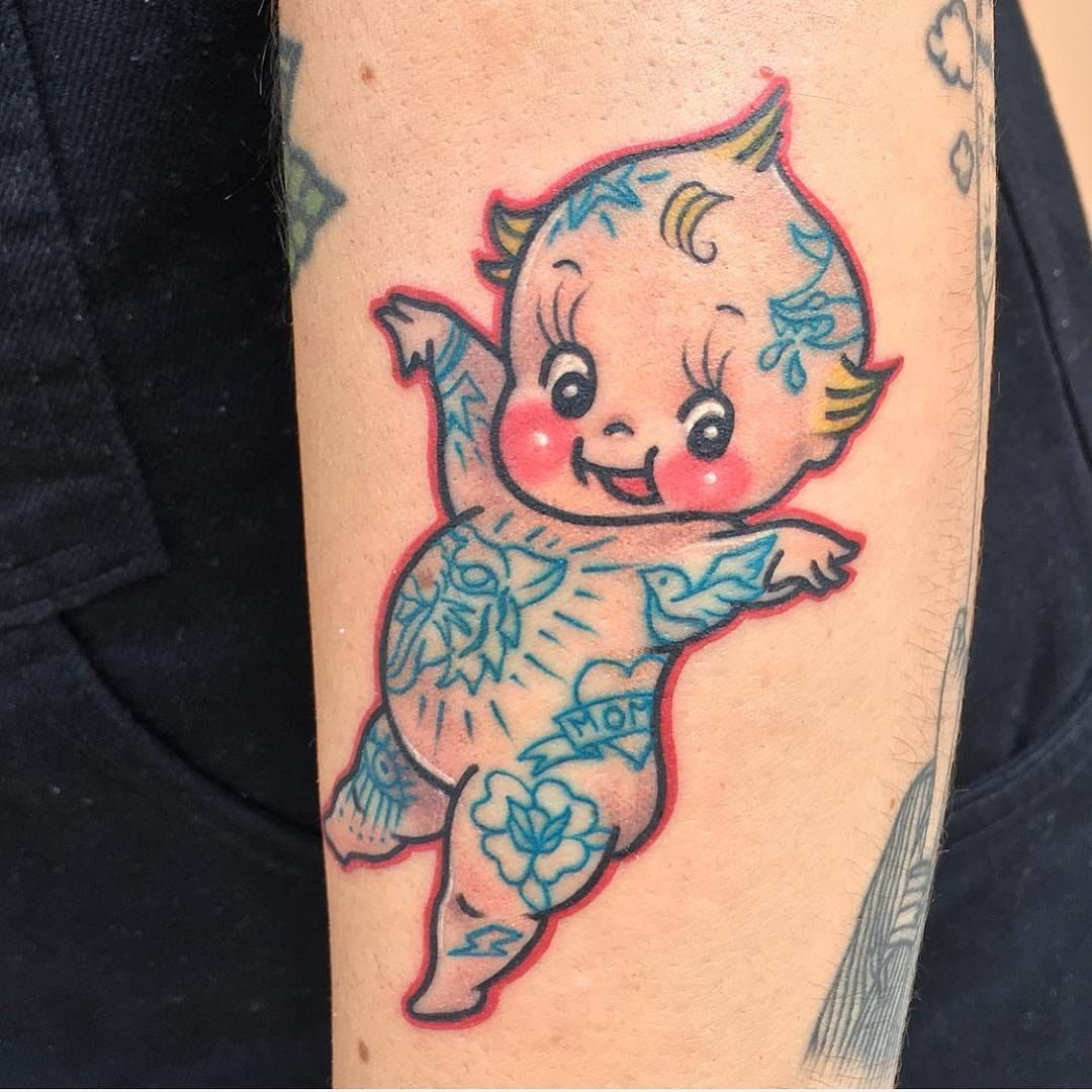 Kewpie Tattoo Stickers for Sale  Redbubble