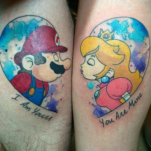 Mario Tattoos Page 2  Your favourite plumber in Ink form