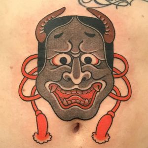 Tattoo by Hide Ichibay at Three Tides - Tattooed Travels: Tokyo, Japan #TattooedTravels #Tokyo #Japan #HideIchibay #Ichibay #ThreeTides #Hannya #Japanese #irezumi