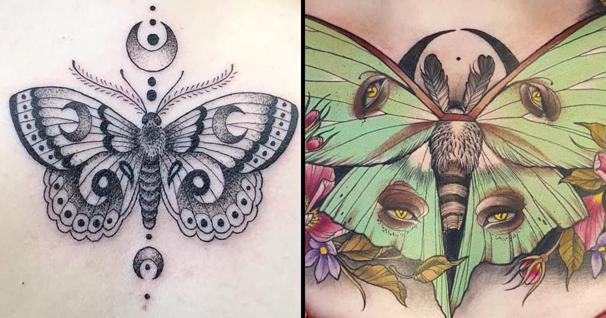 51 Breathtaking Moth Tattoo Ideas For Men and Women With Their Meaning