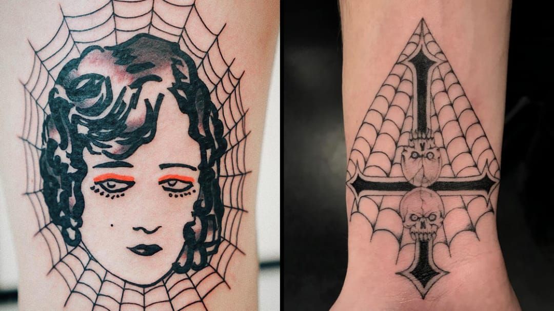 Caught In These Spider Web Tattoos... • Tattoodo