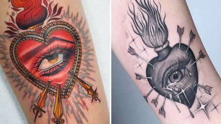 The Burning Devotion Displayed By Sacred Heart Tattoos