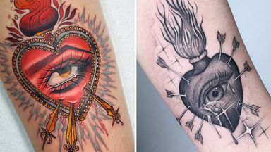 The Burning Devotion Displayed By Sacred Heart Tattoos