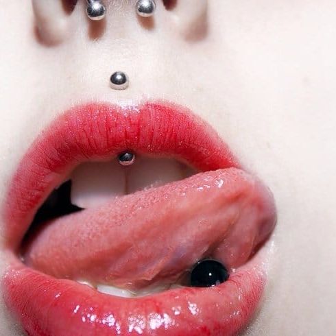 lip piercings diagram