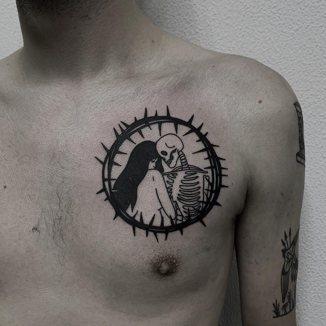 Death or Glory tattoo design. - Old - Sticker | TeePublic