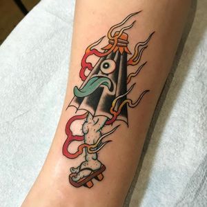 Tattoo by Colton James Phillips #ColtonJamesPhillips #kasa-obaketattoos #kasaobaketattoos #kasaobake #yokai #japanese #ghost #demon #monster #folklore #mythical #fairytales