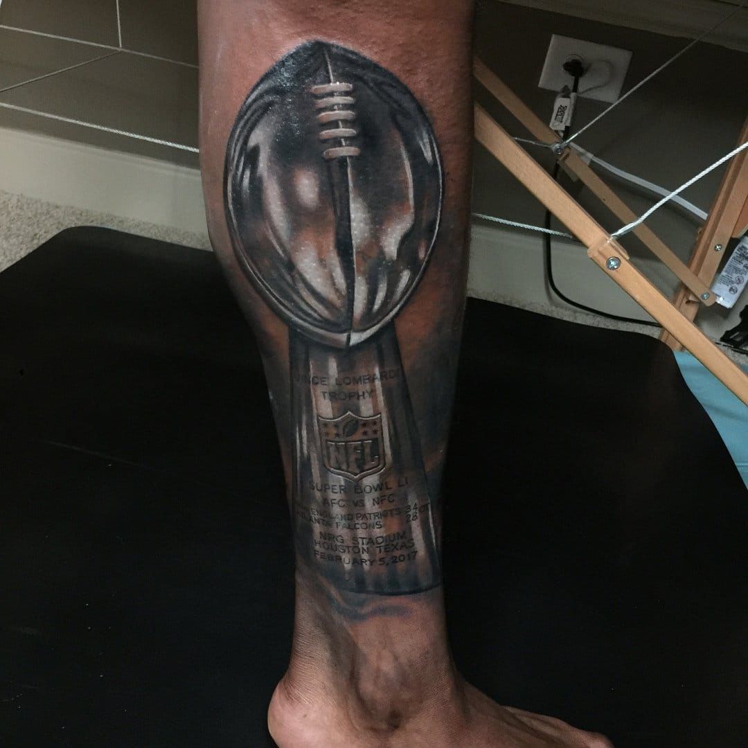 Patriots fan doesnt regret his Super Bowl 50 champions tattoo