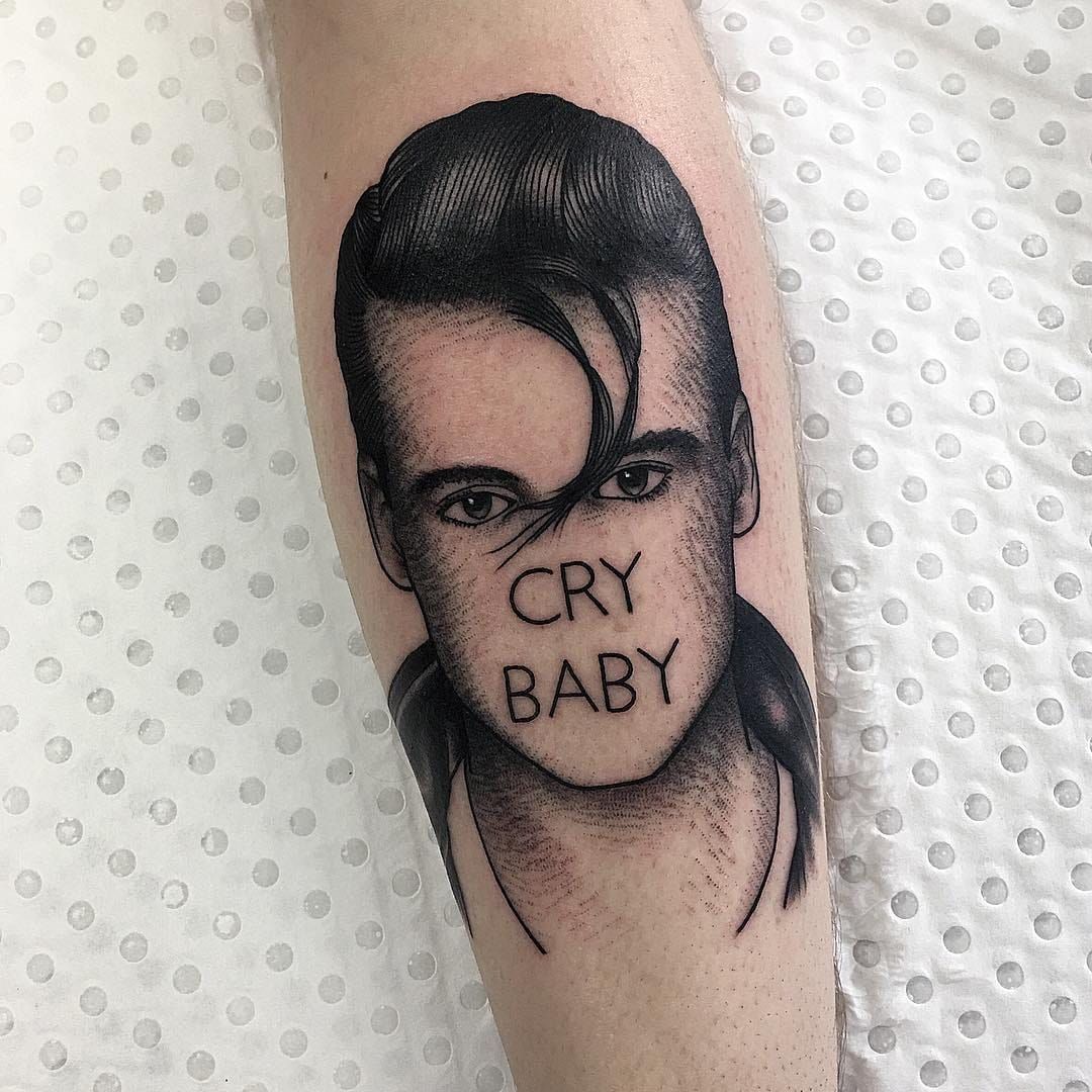 CryBaby  tattoo script free scetch