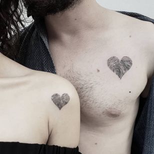 Valentine’s Day Matching Tattoos