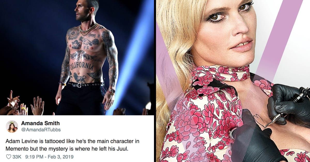 Op-Ed: Are People Like Adam Levine Ruining Tattoos? • Tattoodo Op-Ed: Are People Like Adam Levine Ruining Tattoos? • Tattoodo