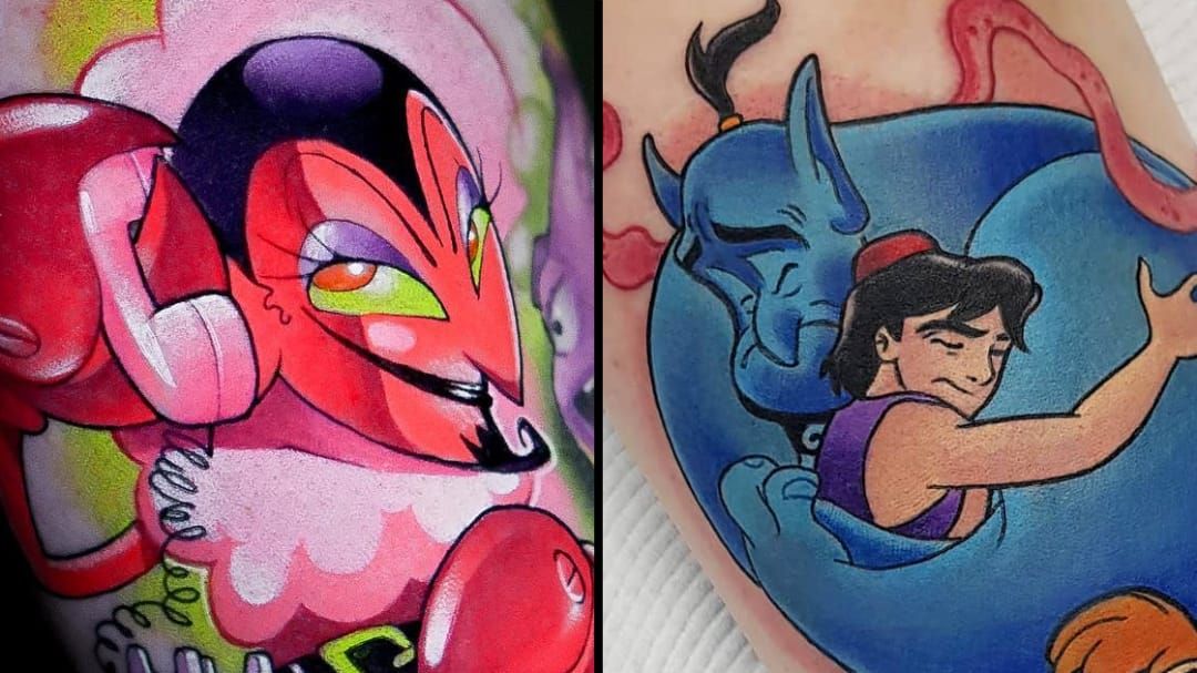 17 Amazing Tattoos Of 90s Cartoon Characters PHOTOS  HuffPost  Entertainment