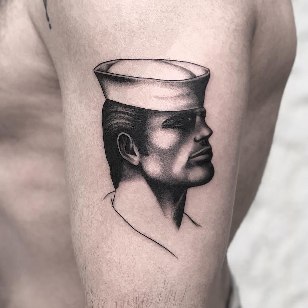 Illustrating Iconic Gay Culture Tom of Finland Tattoos  Tattoodo