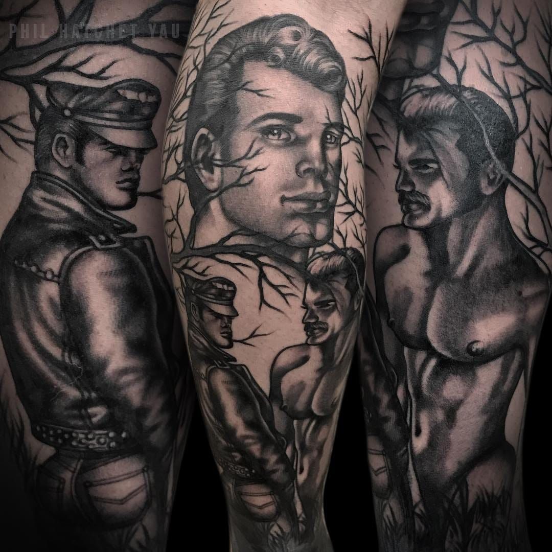 Tom of Finland tattoo  Great tattoos Tattoos Skin art