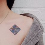 Birth month flower tattoo by Saegeem #Saegeem #waterlilies #waterlily #monet #painting #birthmonthflowertattoos #birthmonthflowers #flowertattoo #flowers #florals #petals #blooms #leaves #nature #plant #birthmonth