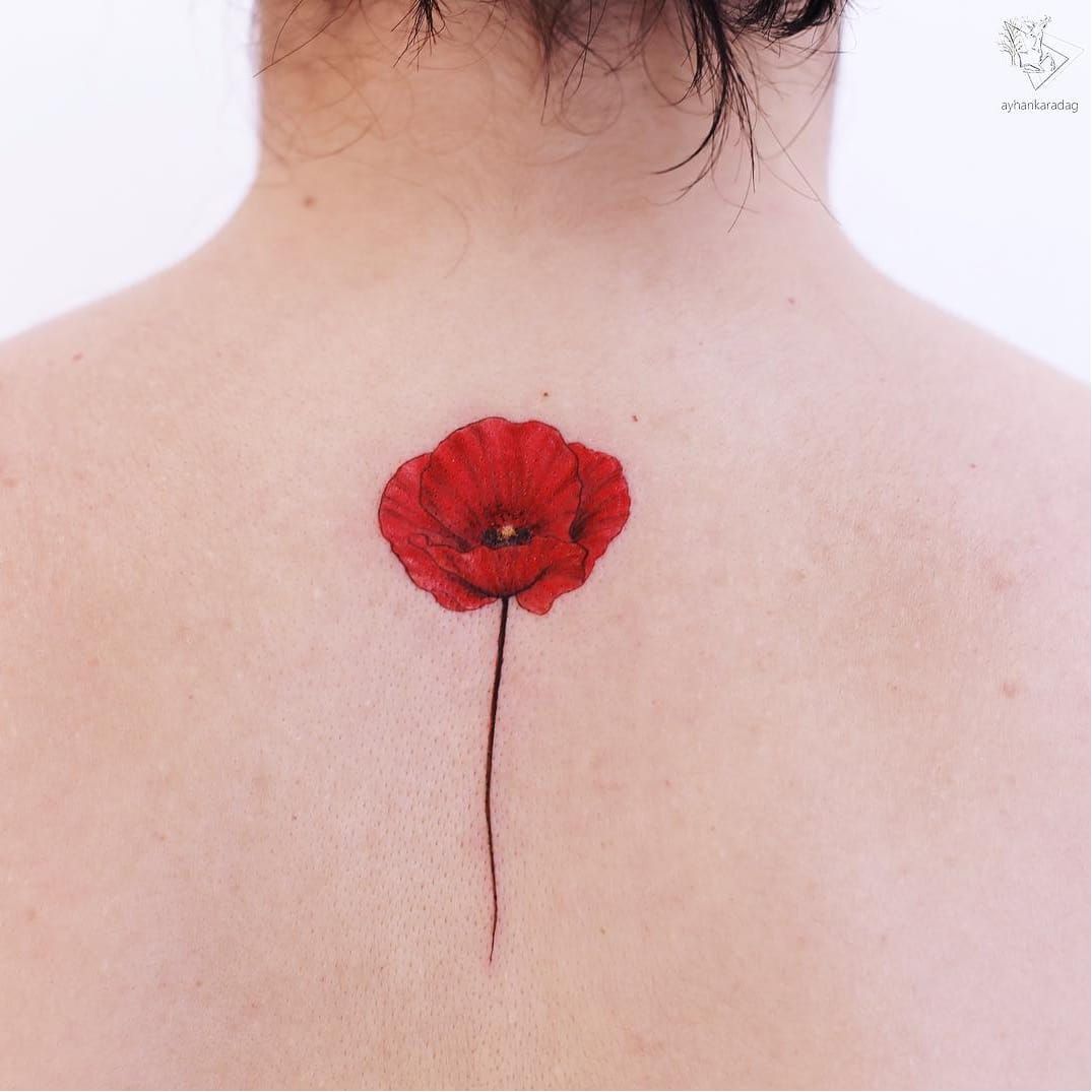 hawthorn flower tattoo