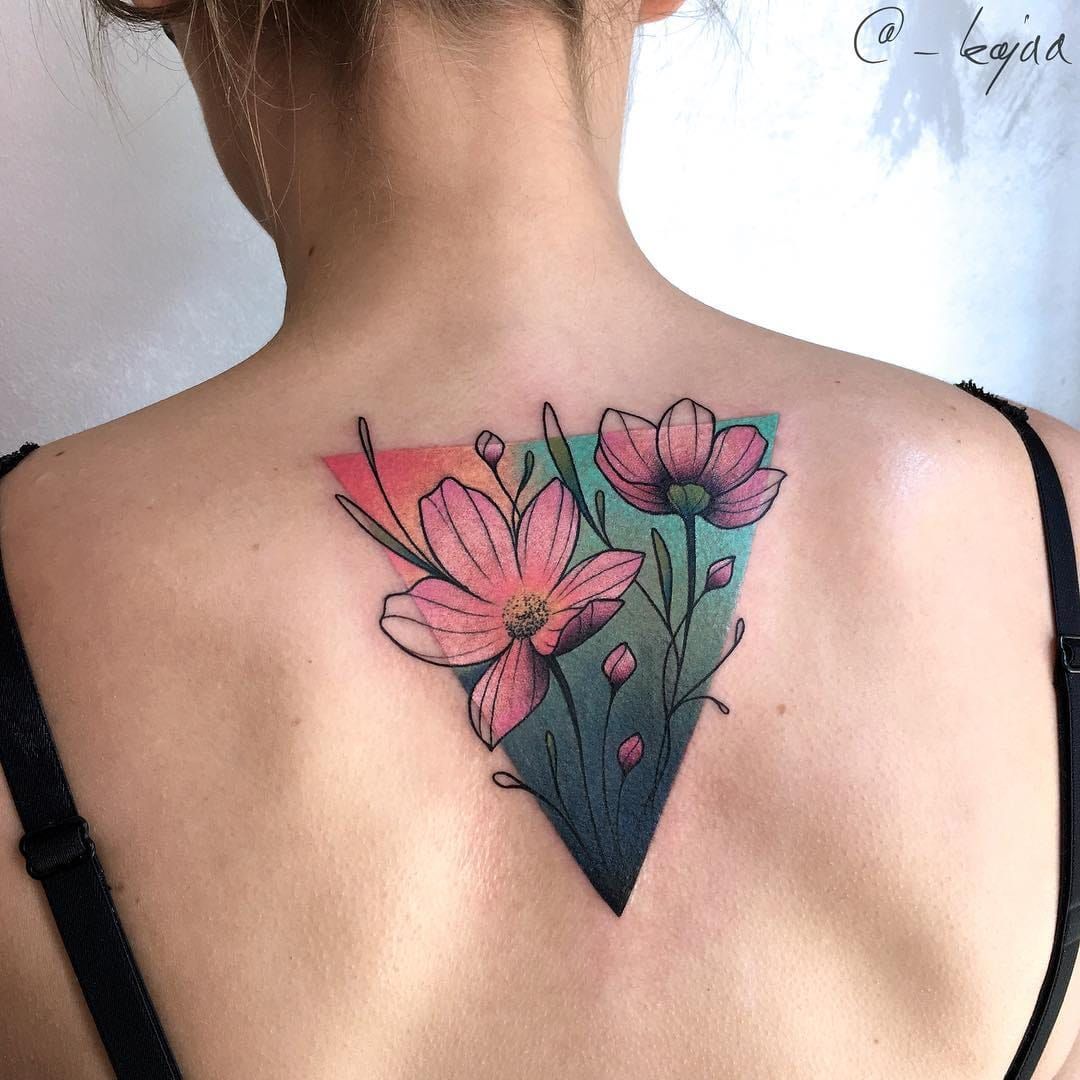 October flower - Cosmo | Cosmos tattoo, Birth flower tattoos, Sleeve tattoos