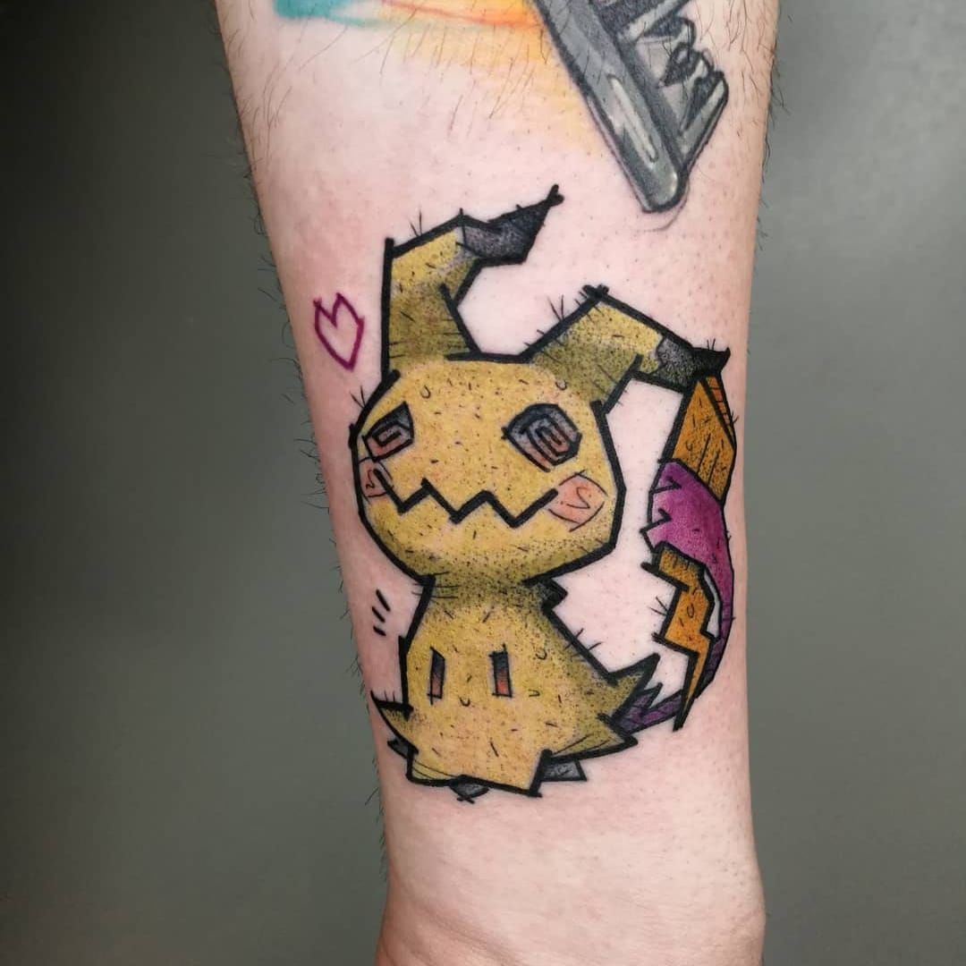 Beautiful Pikachu tattoo machine tattooed by corderosimona for pokemonday  post no 3 Thanks Simona   Instagram