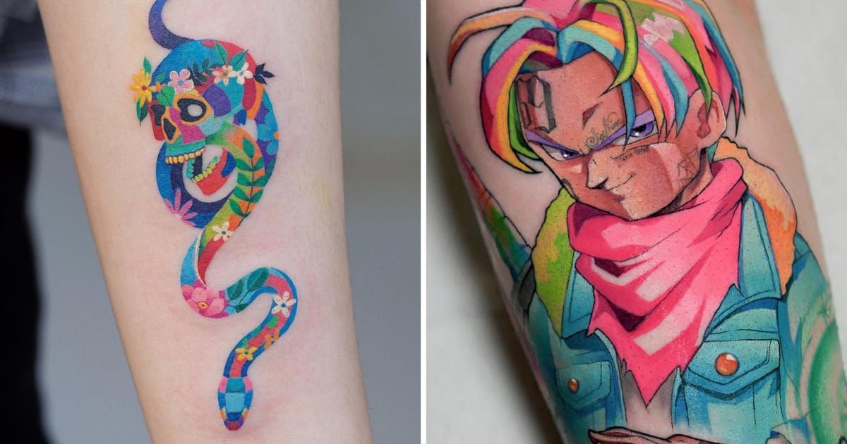 Vivid and Vibrant: Ultra Colorful Tattoos • Tattoodo