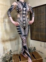 Bodysuit by Taku Oshima #TakuOshima #torsotattoos #torso #bigtattoo #bigtattoos #bodysuit #blackwork #tribal #neotribal #pattern #bodysuit #symbol #shapes #geometric