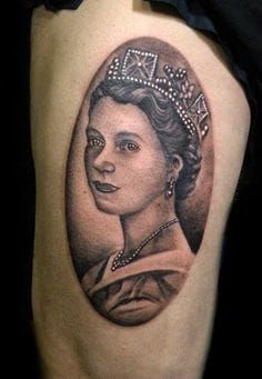 Queen Elizabeth II has ruled Britain since 1952 being coronated in 1953... artist unknown!