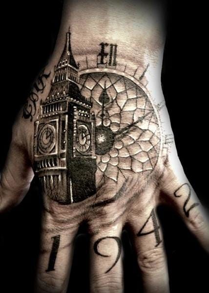 Club Tattoo created this amazing Big Ben tattoo