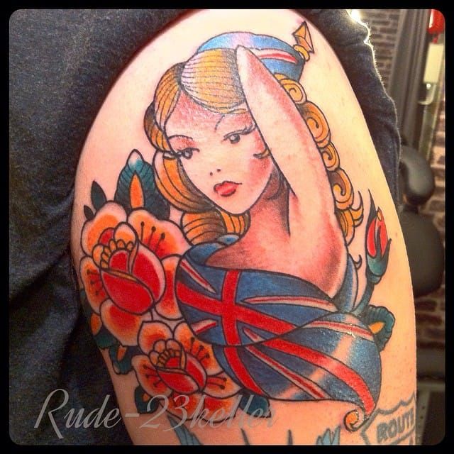 Nothing like a classy British pin-up girl