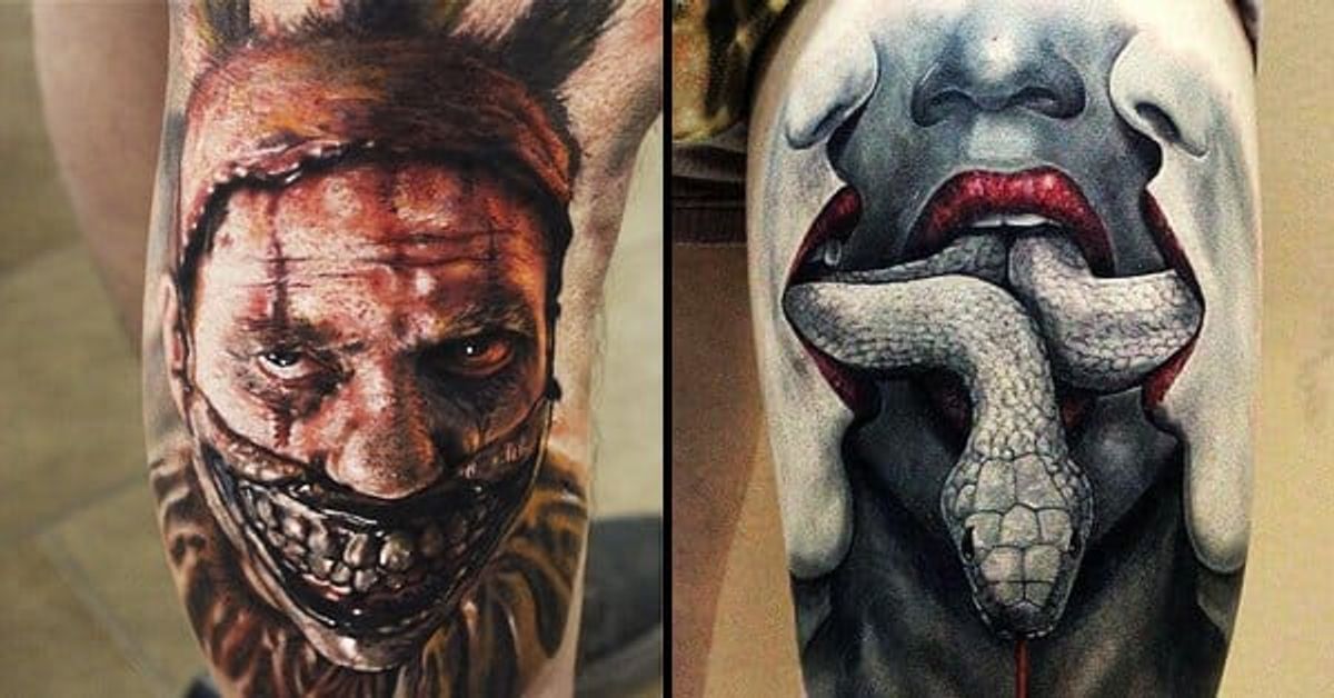 delightful American Horror Story tattoos! season, horror, story, lange, 23,...