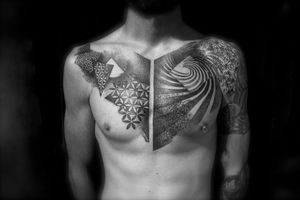 Cool abstract dotwork by Pascal Scaillet.