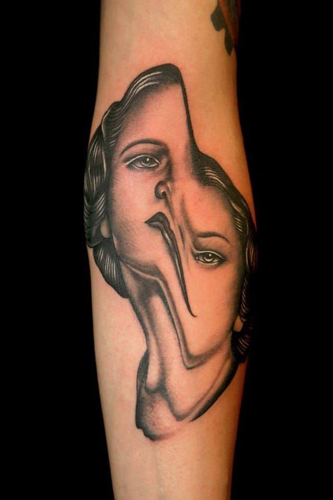 These DoubleVision Tattoos Will Make You Do a Double Take