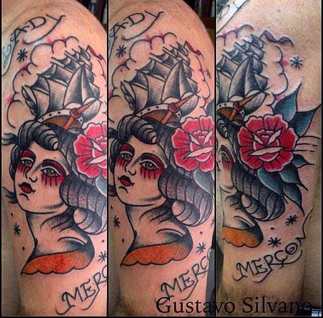 Gustavo coloca sempre seu toque pessoal em todas as tatuagens que faz, nenhuma é igual a outra