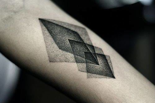 Dotwork tattoo. Artist unknown #dotwork #geometry #geometric #details