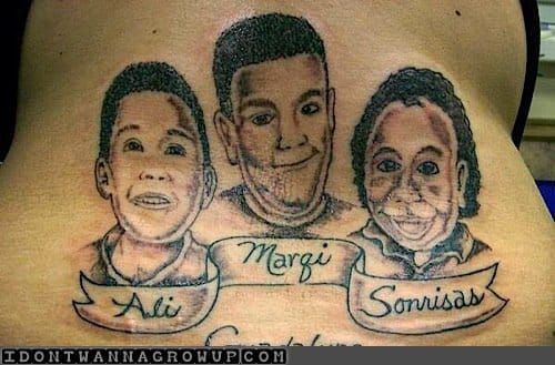 Portrait tattoo fail