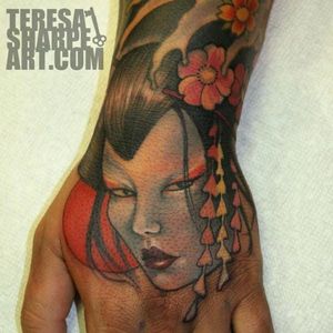 Geisha Tattoo by Teresa Sharpe