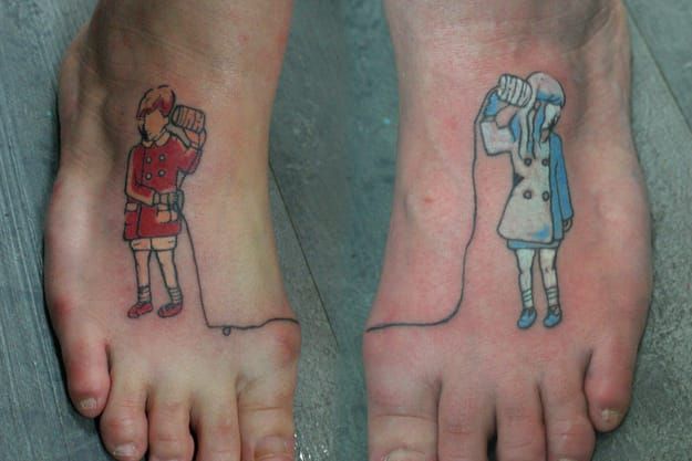 Very cute friendship tattoo !