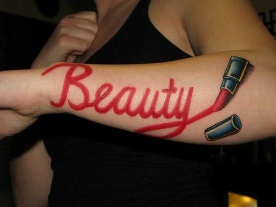 Esthetician tattoo  Tatuajes de maquillaje Tatuaje de peluquero Tatuajes  de cosmetología