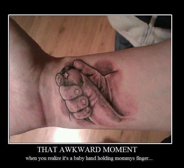 Awkward moment