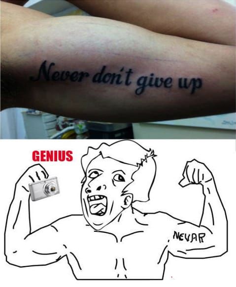 Another tattoo fail