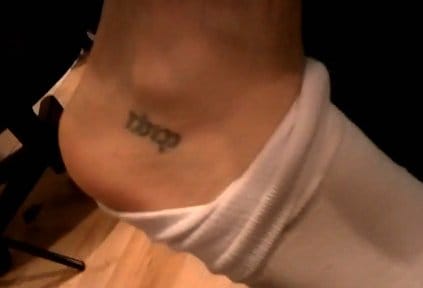 The Elvish tattoo meaning 'nine' that Viggo Mortensen (and co