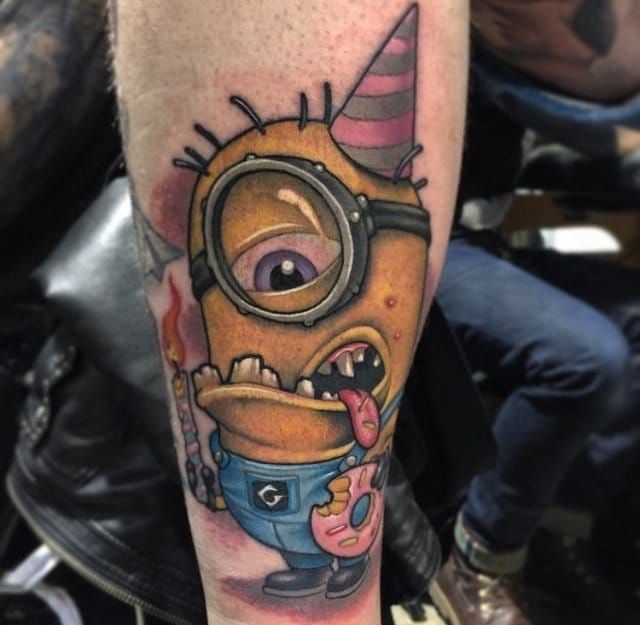 37 Super Cute Minion Tattoo Designs and Ideas  Body Art Guru