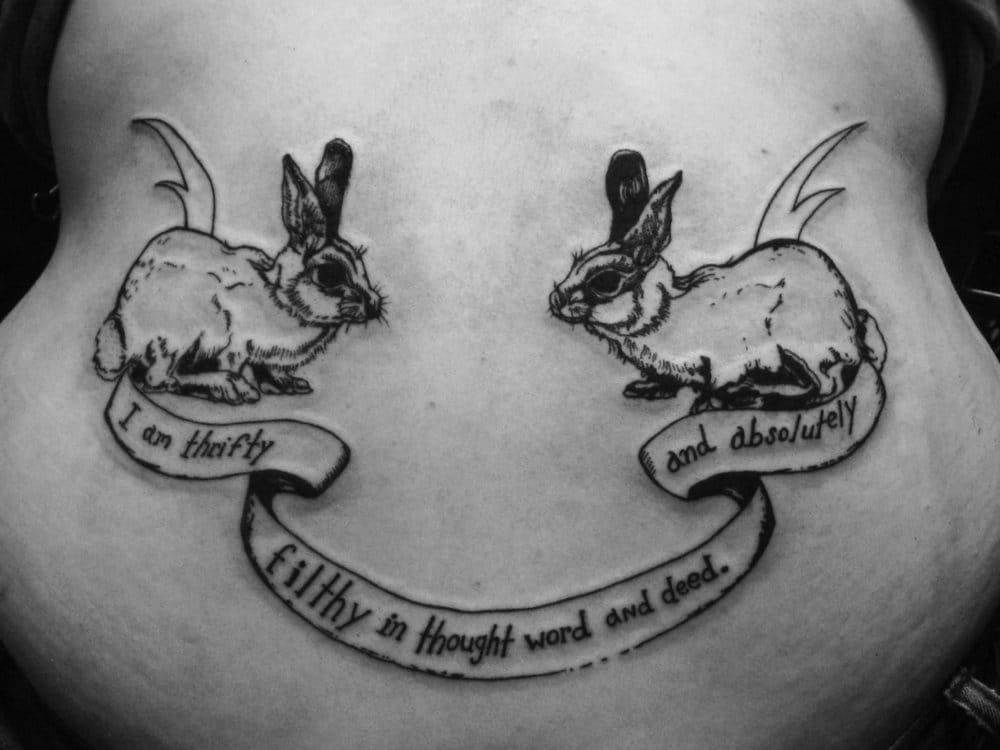 Great piece inspired by Vladimir Nabokov's iconic novel Lolita inked by Spyder. #quote #quotetattoo #poem #lettering