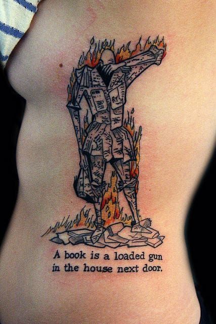 22 Book Tattoos Inspired by Literature Were Obsessed With