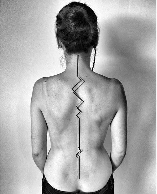 Also by Ben Volt. #Minimal #LineTattoo #BlackLine