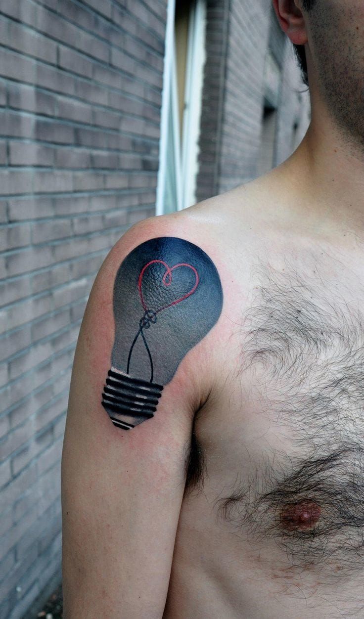 Watercolor light bulb tattoo for a  13 Arrows Tattoo  Facebook