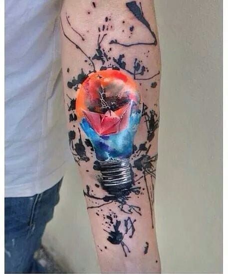25 Ingenious Light Bulb Tattoos • Tattoodo