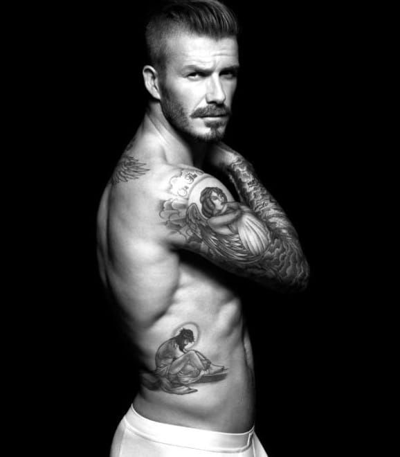 David Beckham Side Tattoos  Meaning and Pictures of Each Side Tattoo
